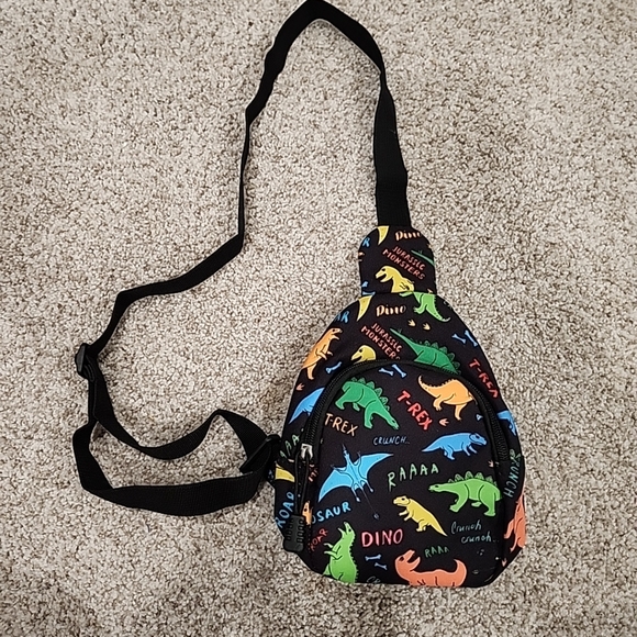 Kids Dinosaur Crossbody multicolor with adjustable strap - Picture 1 of 5